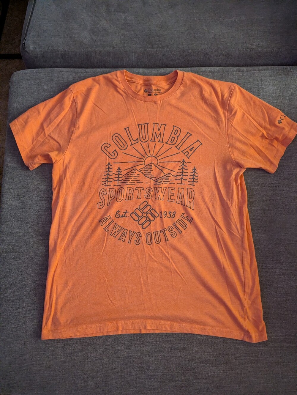 Columbia Orange Graphic Shirt